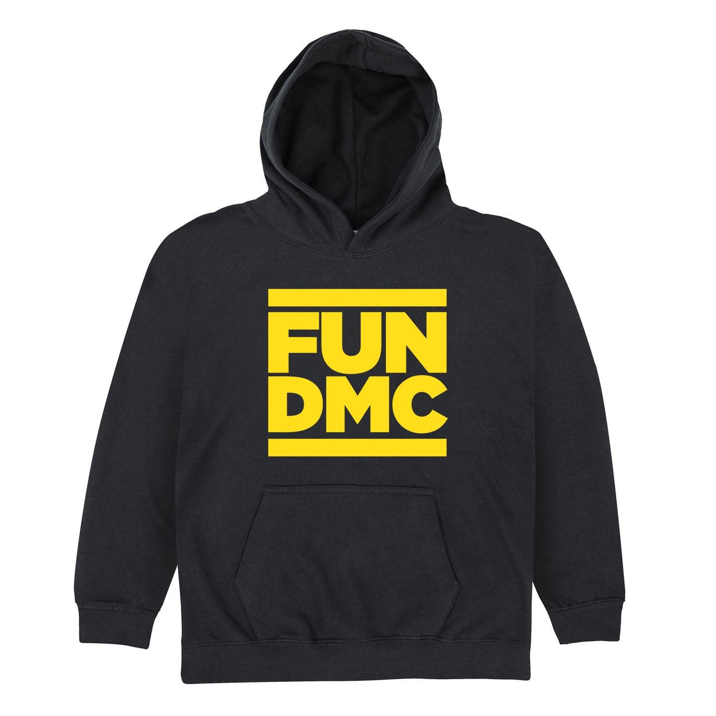 FUN DMC Yellow Logo Kids Hoodie