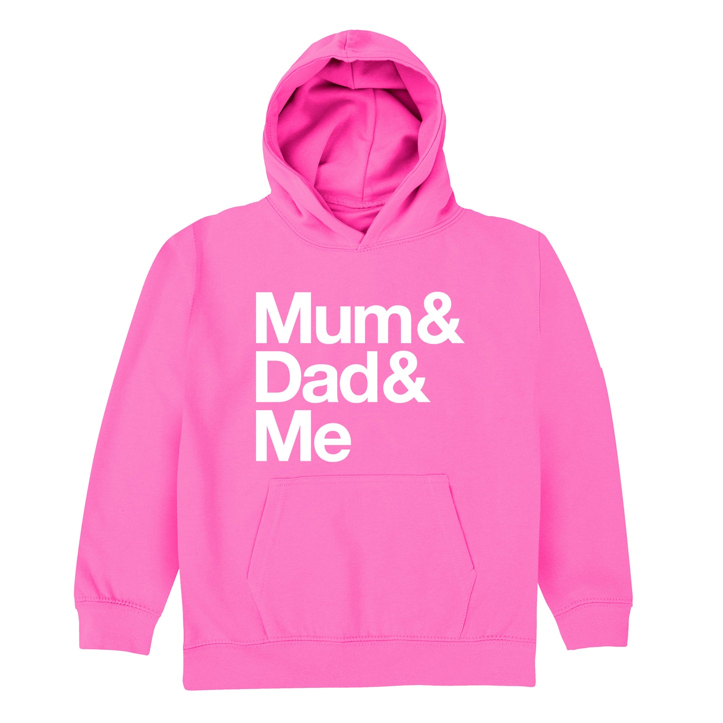Mum & Dad & Me Kids Hoodie