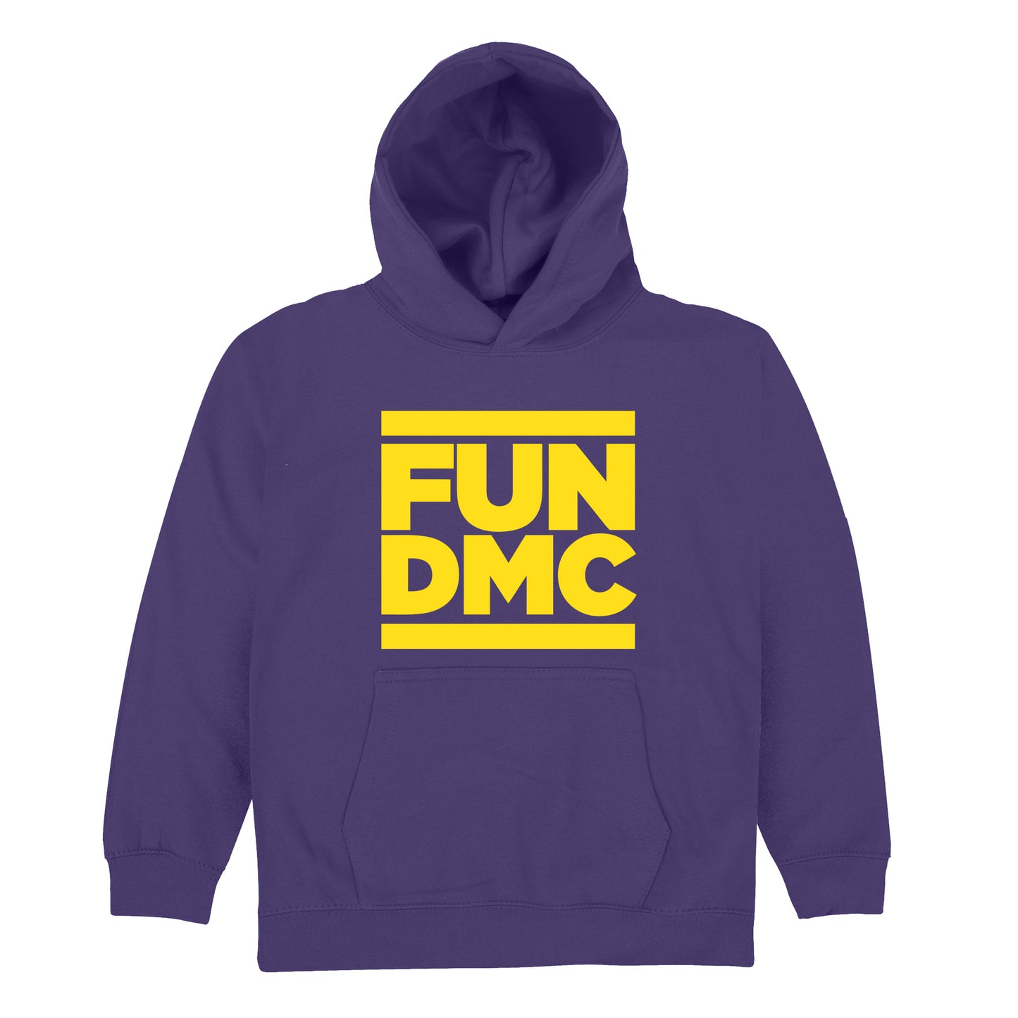 FUN DMC Yellow Logo Kids Hoodie